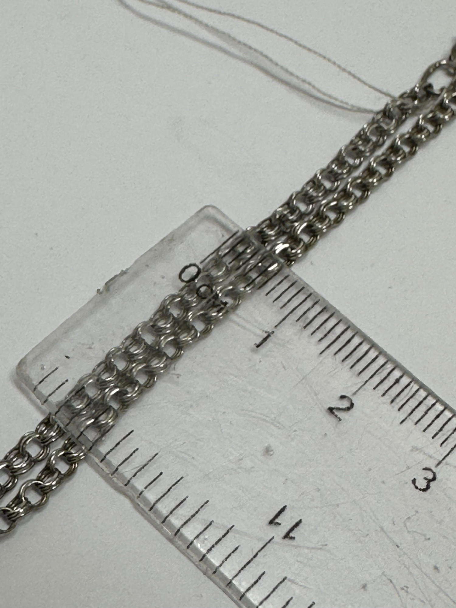 Срібний ланцюг з плетінням Стрічка (33619431) 2