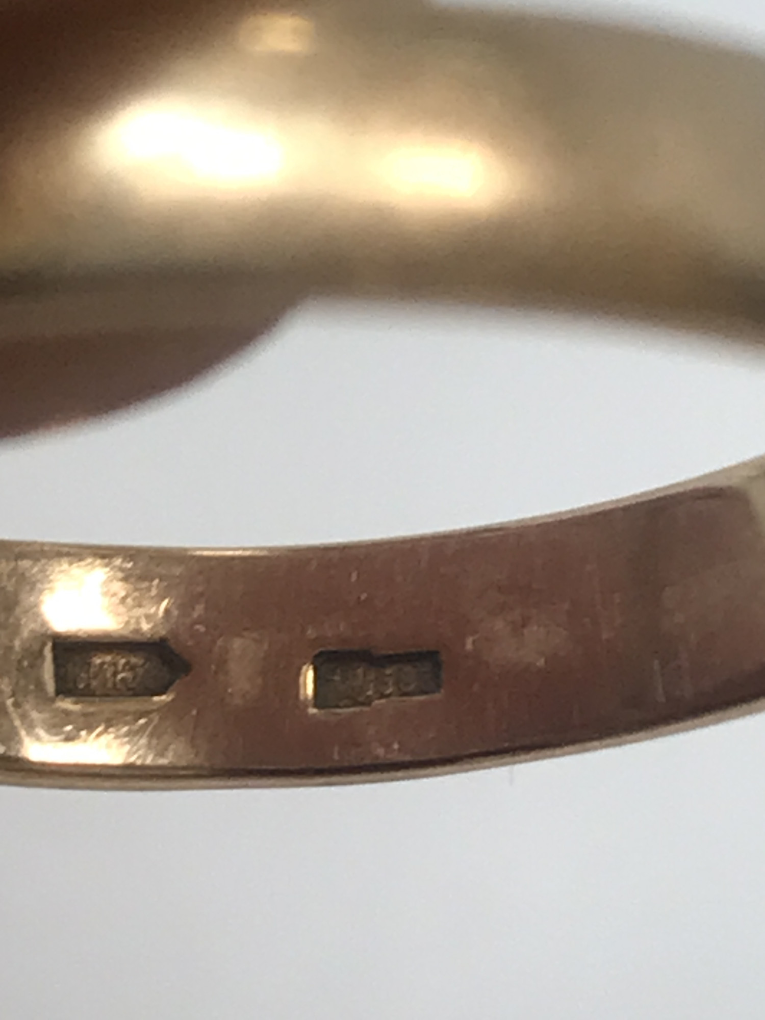 Обручальное кольцо из красного золота (33722419) 3