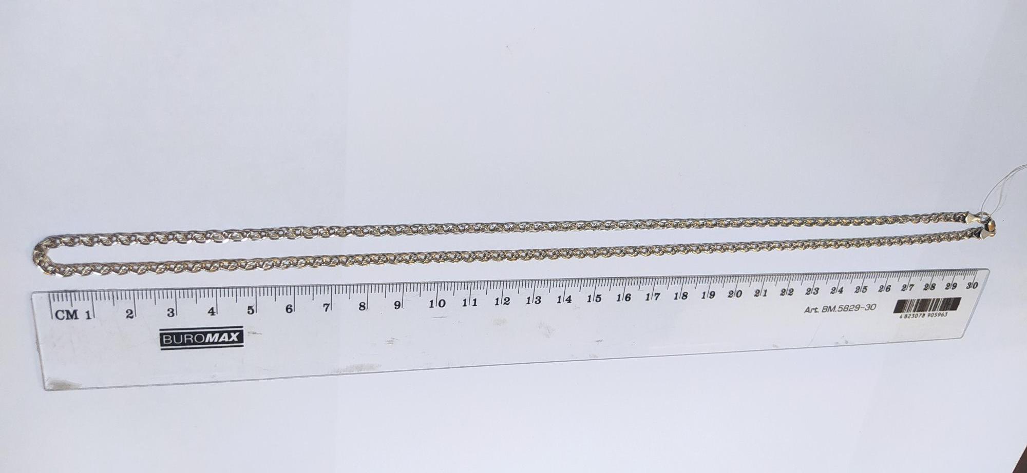 Серебряная цепь с плетением Фантазийное (33534670) 1