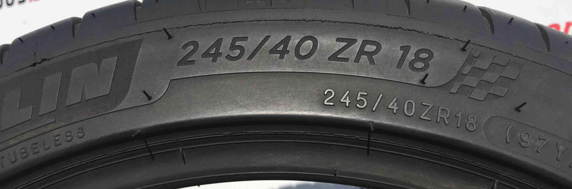 Літні шини 245/40 R18 Michelin Pilot Sport 4 5mm 1