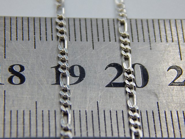 Серебряная цепь с плетением Картье (31931410) 1
