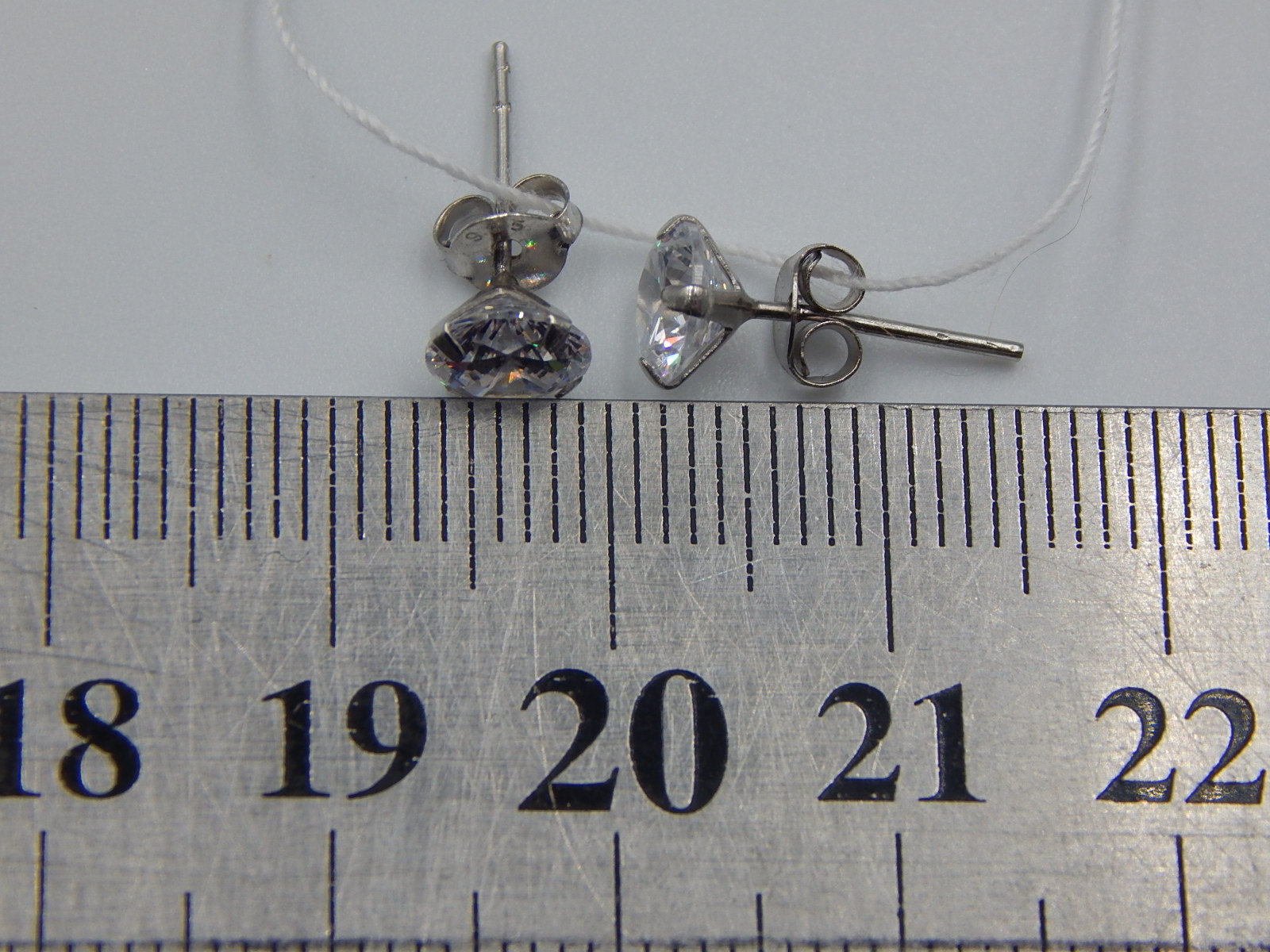 Серебряные серьги с цирконием (33238239) 3