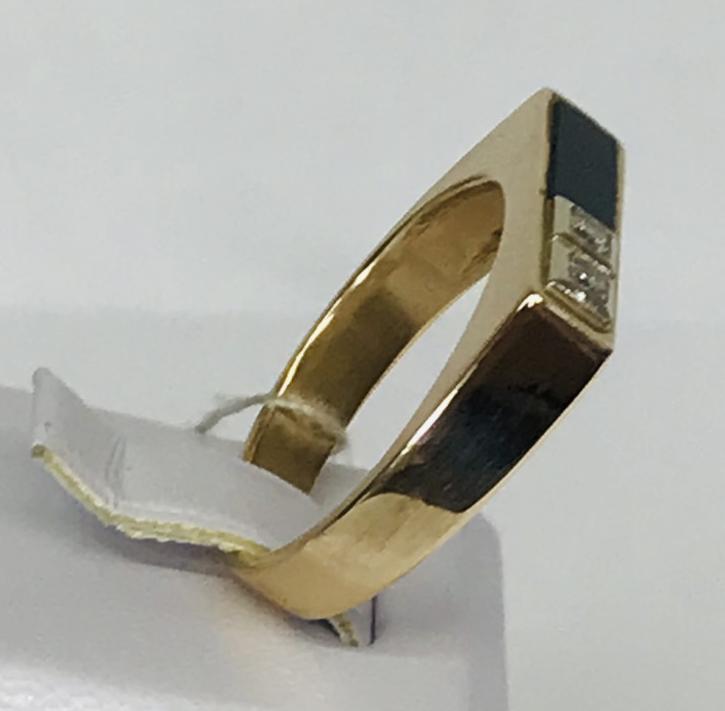 Перстень из красного золота с цирконием (28797288) 1