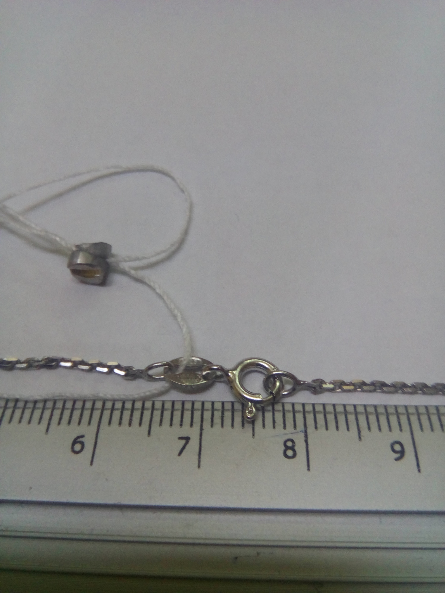 Серебряная цепь с плетением Якорное (30519557) 1