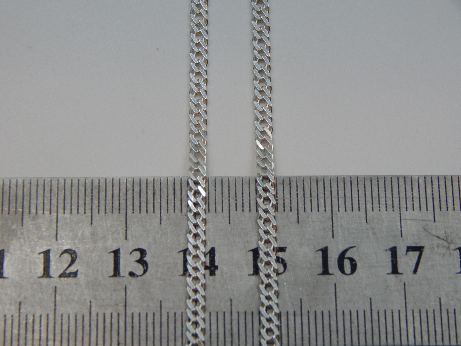 Срібний ланцюг з плетінням Подвійний ромб (32276991) 2