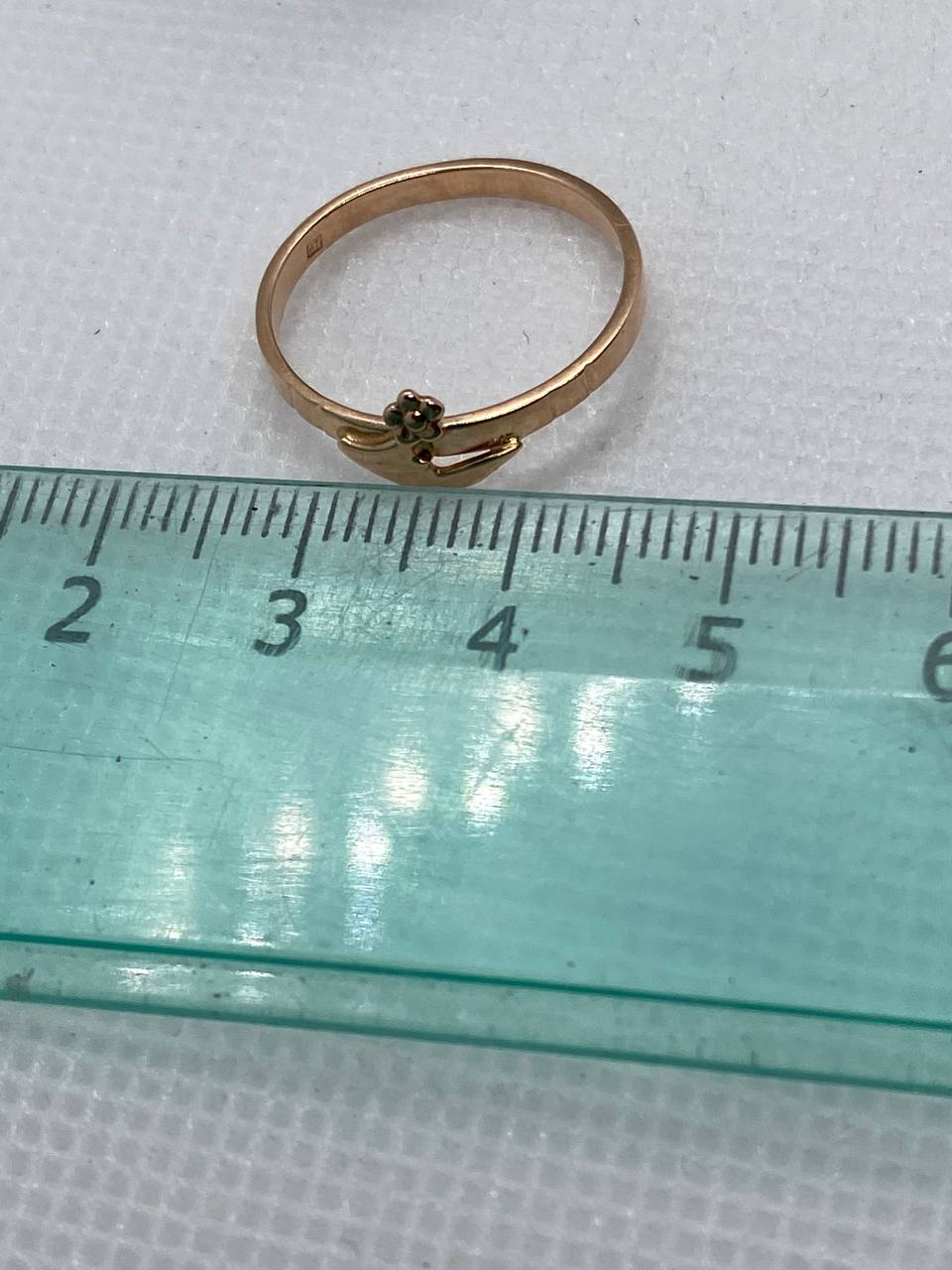 Кольцо из красного золота (30024339)  4