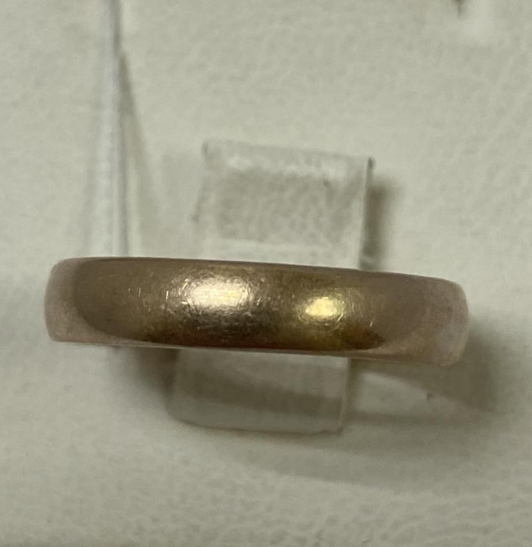 Обручальное кольцо из красного золота (33837959)  0
