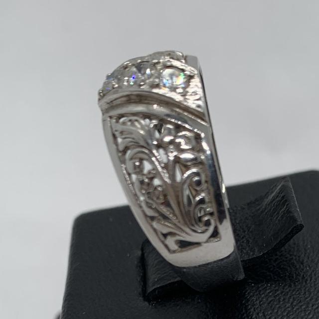 Серебряное кольцо с цирконием (33344856) 1