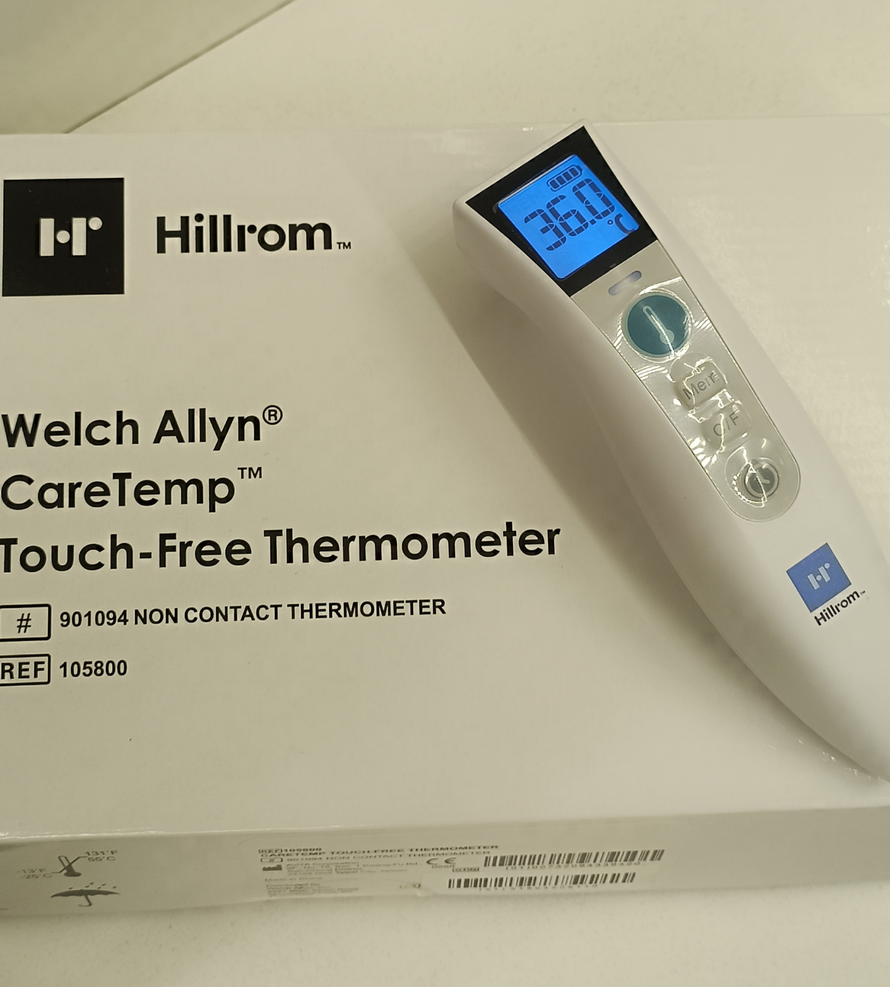 Безконтактний термометр Welch Allyn CareTemp Touch Free Thermometer 0