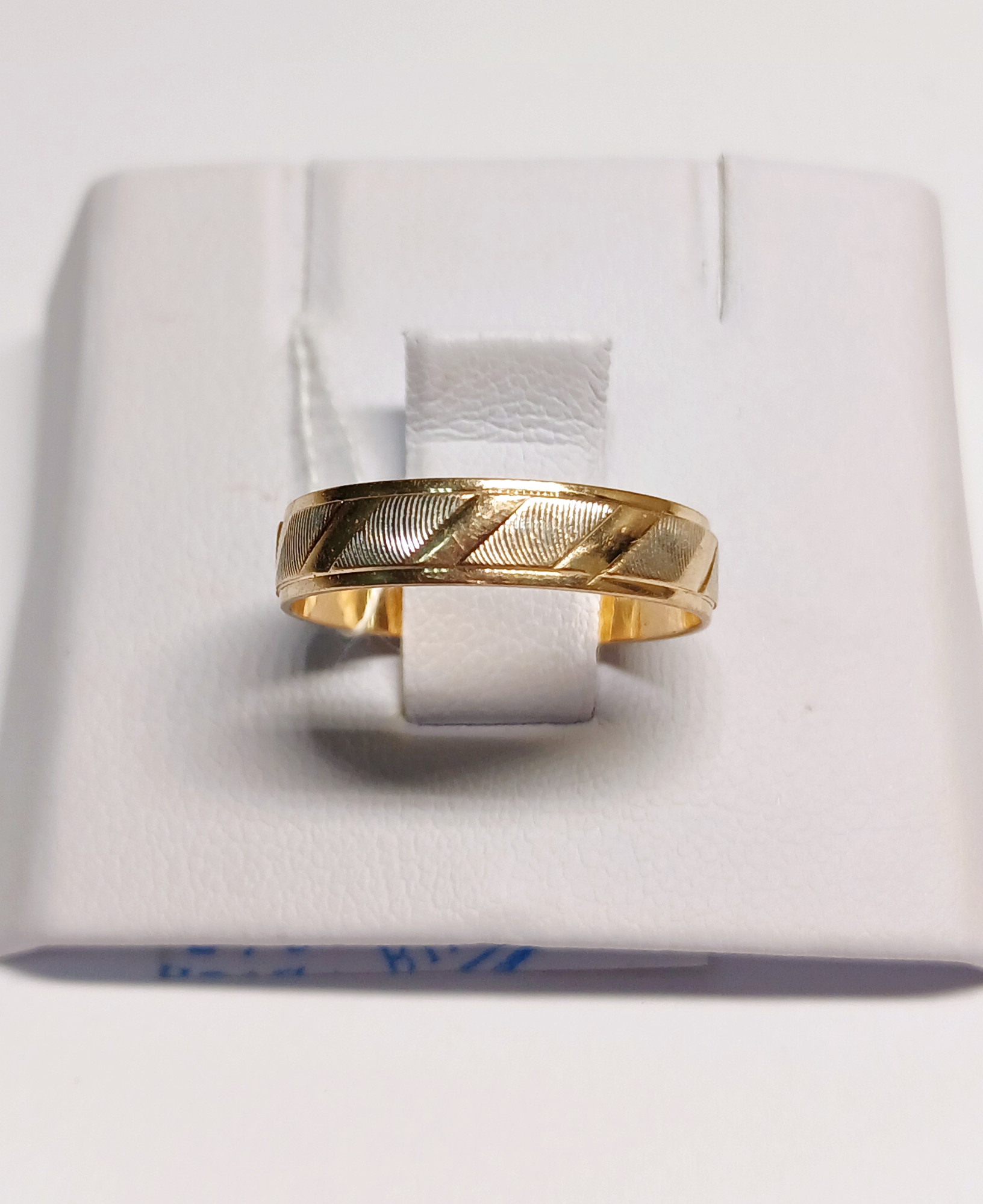 Обручальное кольцо из красного и белого золота (32883588) 1