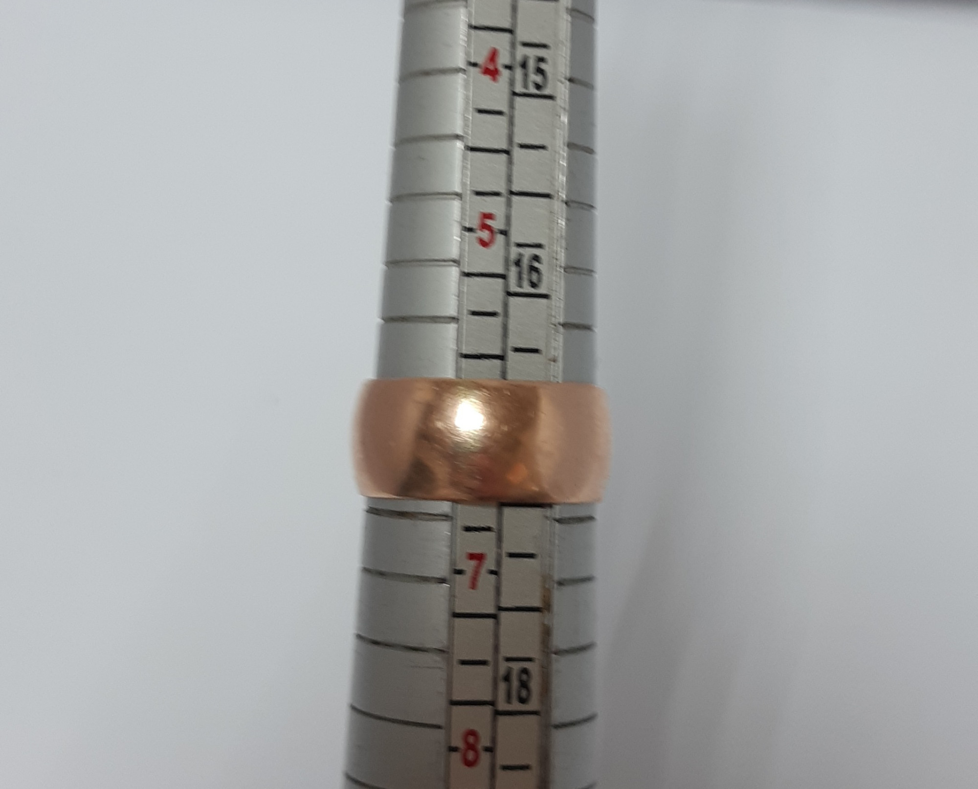 Обручальное кольцо из красного золота (33701452) 3