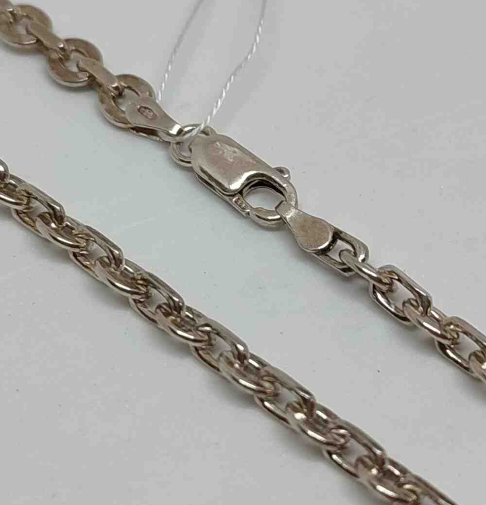 Серебряная цепь с плетением ролло (28840086) 0