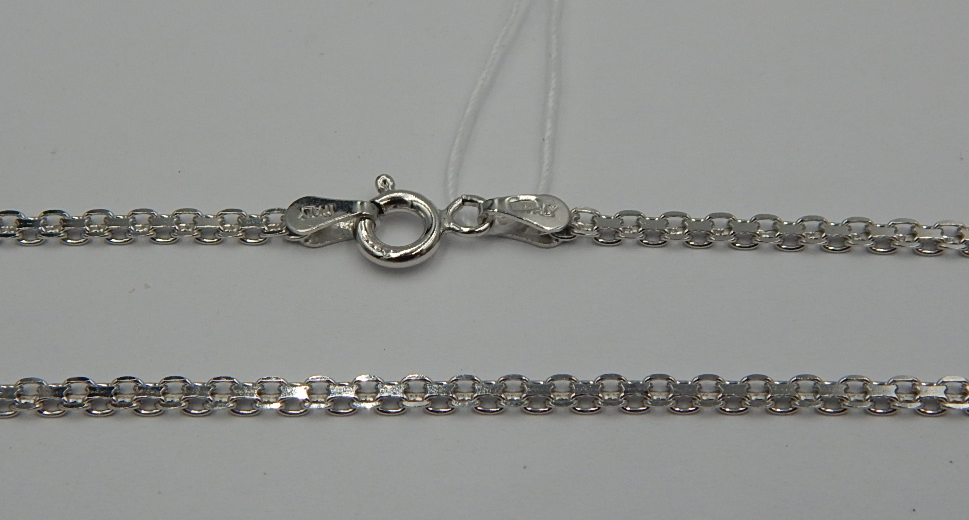 Серебряная цепь с плетением Фантазийное (30540947) 0