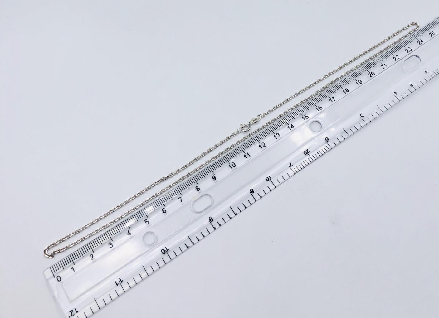 Серебряная цепь с плетением Якорное (33720493) 1