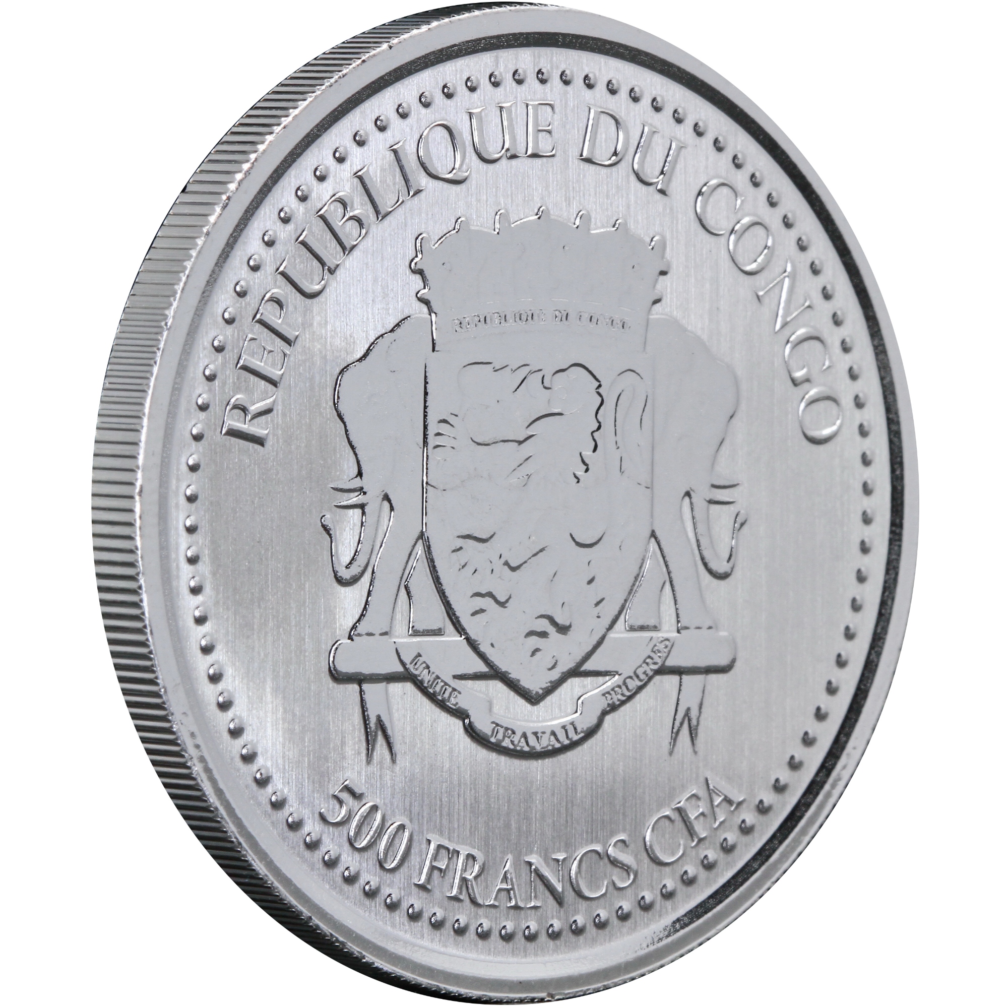 Серебряная монета 1oz Сильвербэк Горилла 5000 франков КФА 2021 Конго (29323576) 8