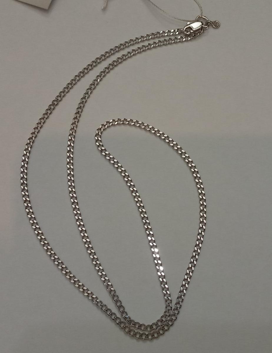 Срібний ланцюг з плетінням панцирне (29033092) 1