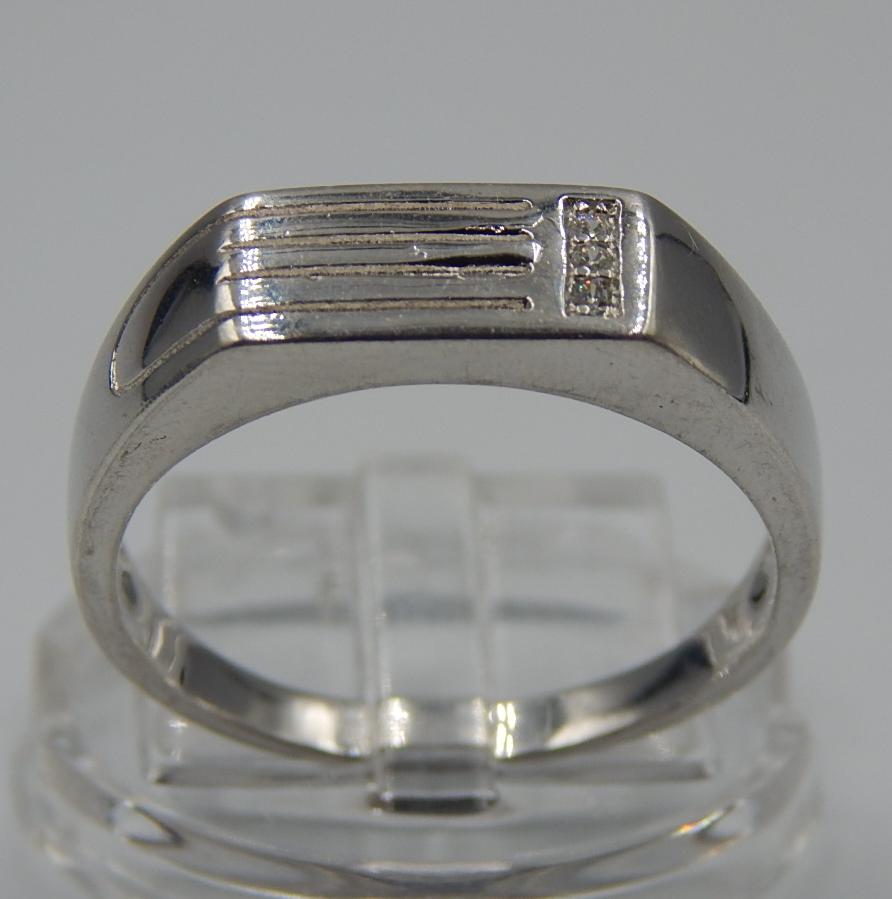Срібний перстень з цирконієм (33847248) 0