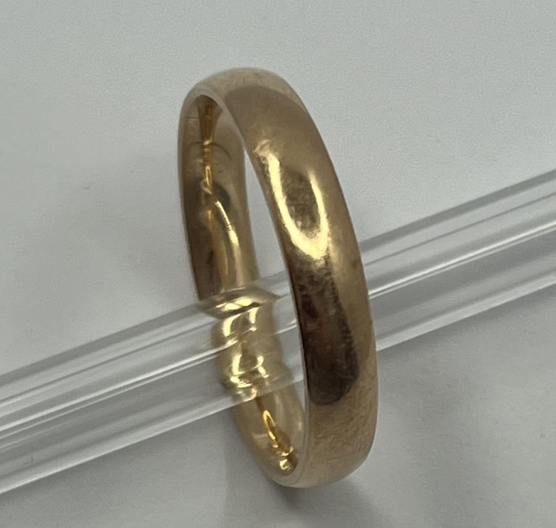 Обручальное кольцо из красного золота (33657242) 0