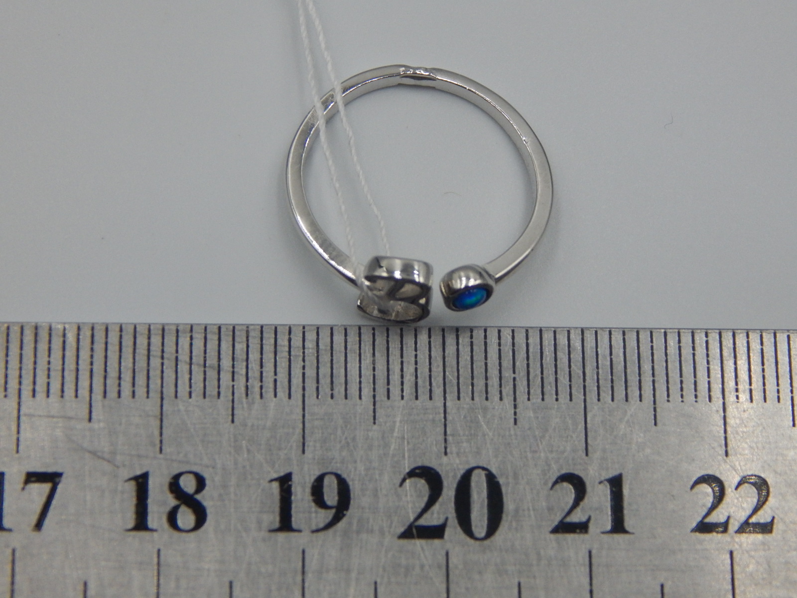 Серебряное кольцо с опалом (33751081) 3
