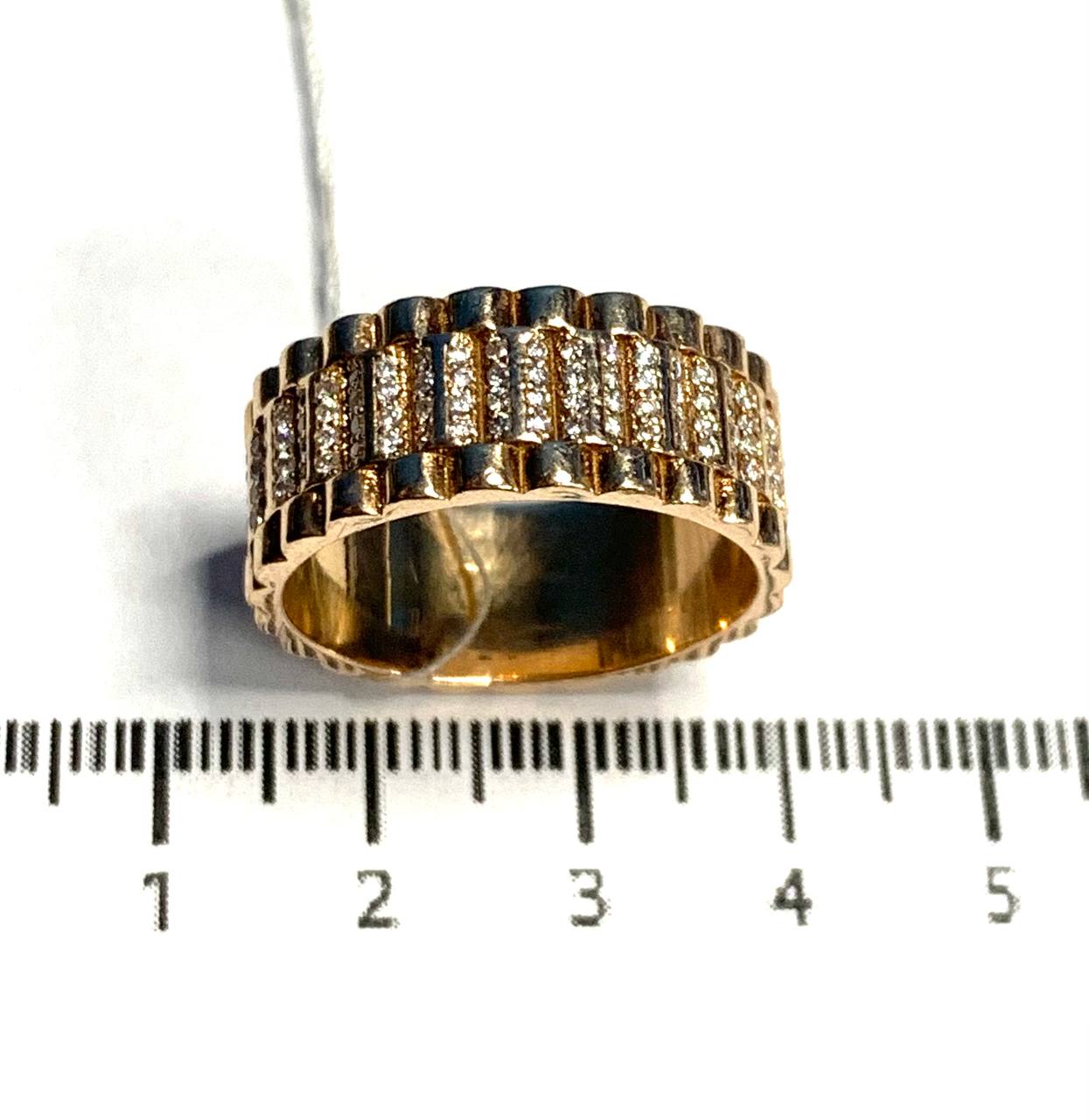 Кольцо из красного золота с бриллиантом (-ми) (33480922)  2