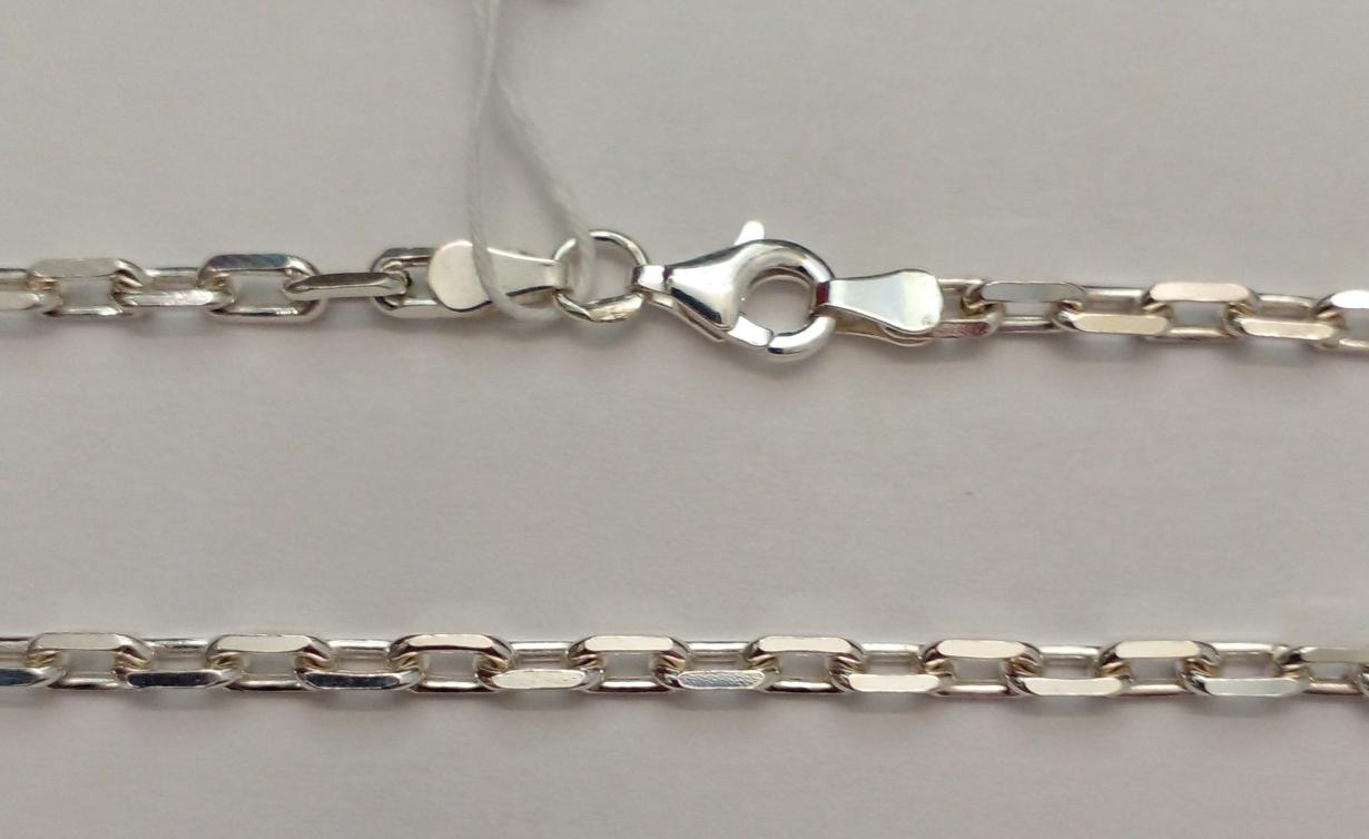 Серебряная цепь с плетением Якорное (31274677) 0