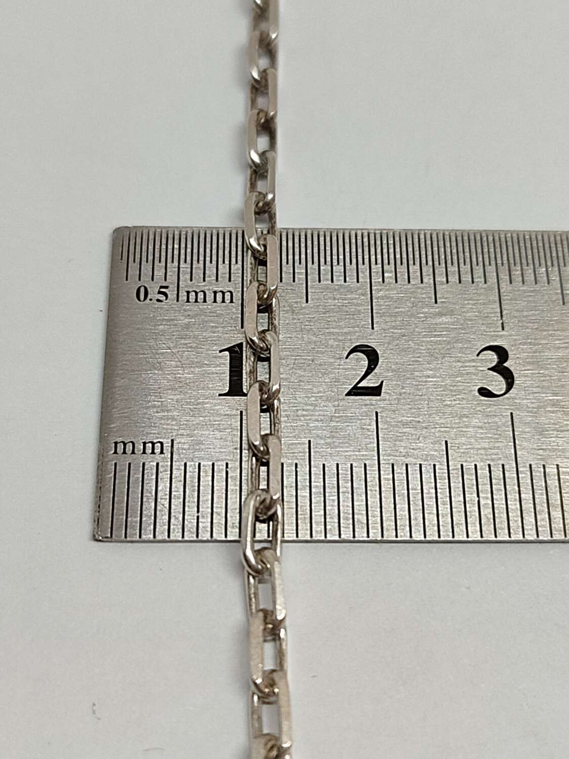 Серебряная цепь с плетением Якорное (33743729) 3