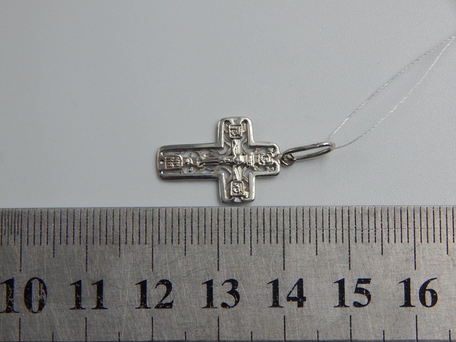 Срібний підвіс-хрест (32430645) 2