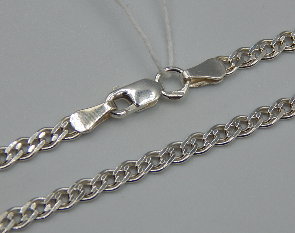 Срібний ланцюг із плетінням Нонна (32171825) 0