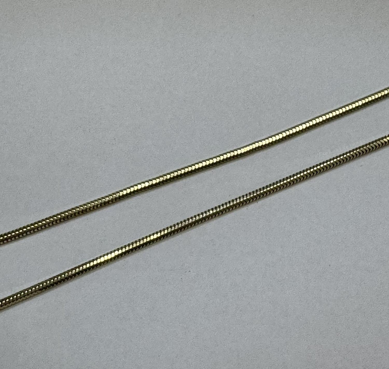 Ланцюжок з жовтого золота з плетінням Шнурок (33470142) 0