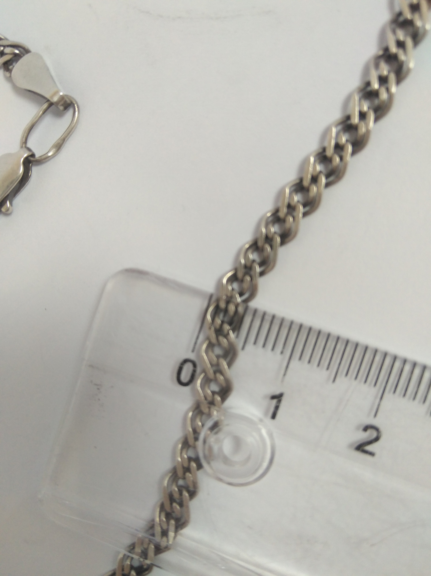 Серебряная цепь с плетением Нонна (33693991) 2