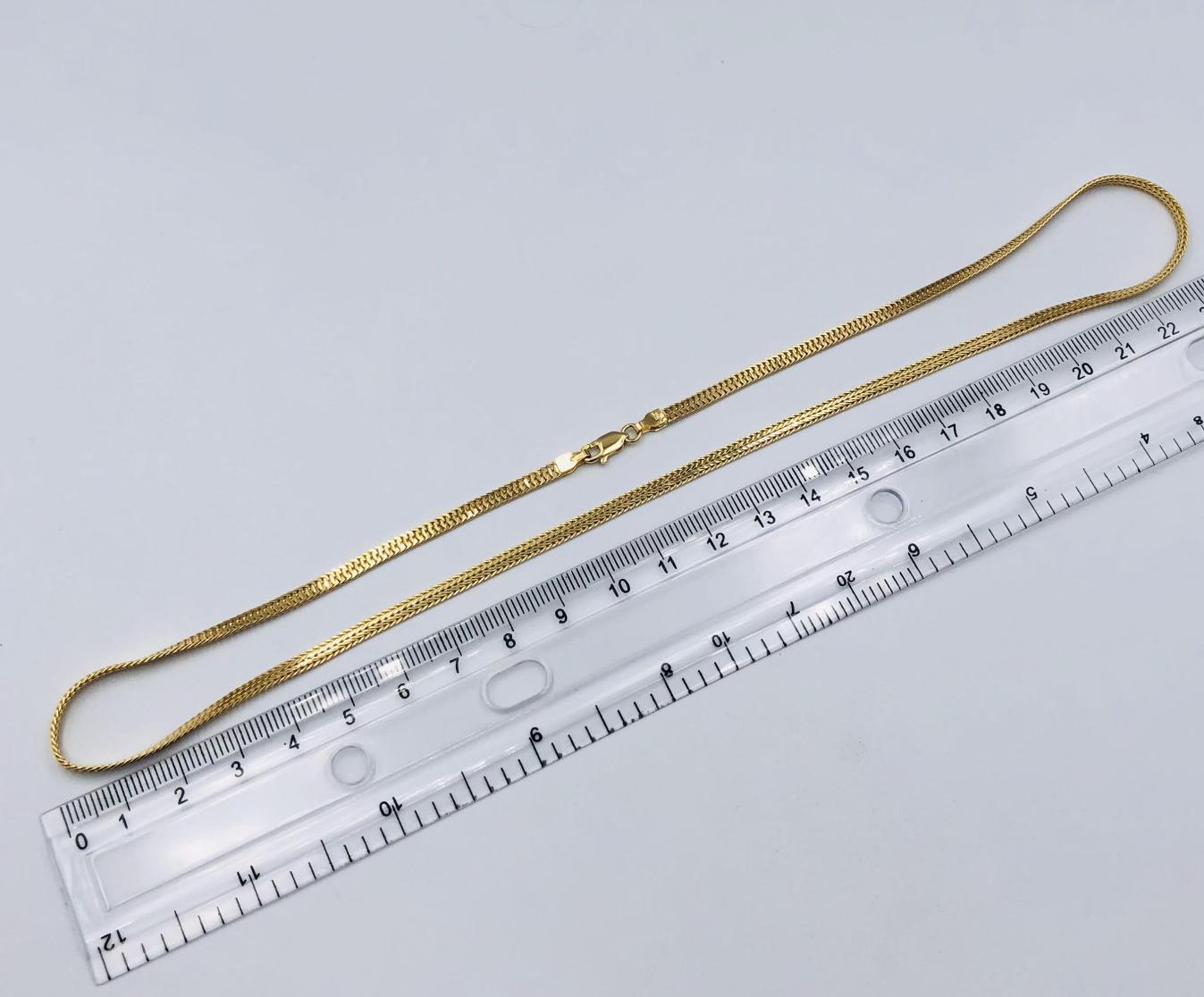 Ланцюжок з жовтого золота з плетінням Фантазійне (33148411) 1