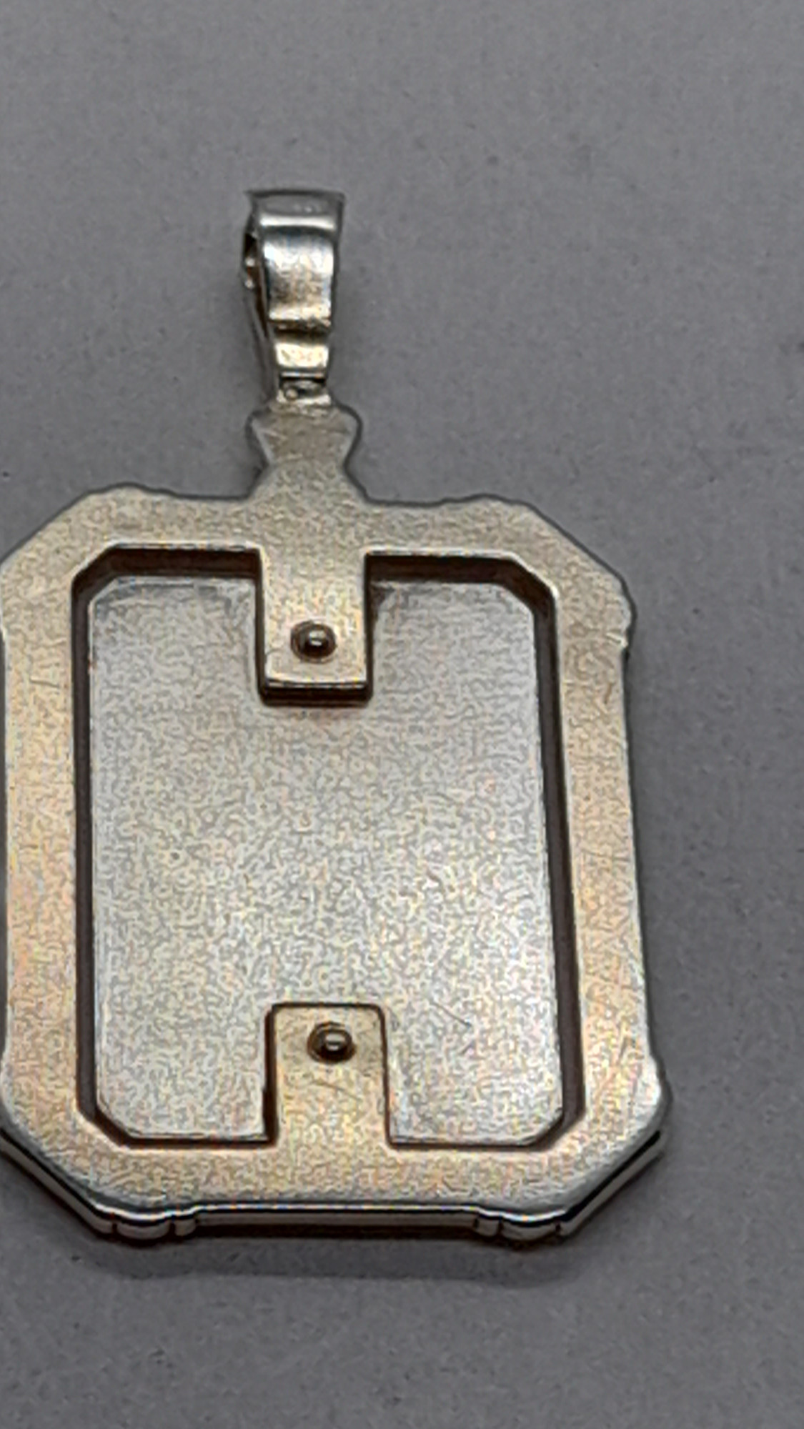 Серебряная подвес-ладанка с позолотой (31808836) 1