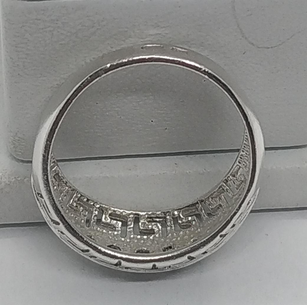 Серебряное кольцо с цирконием (30198222) 4