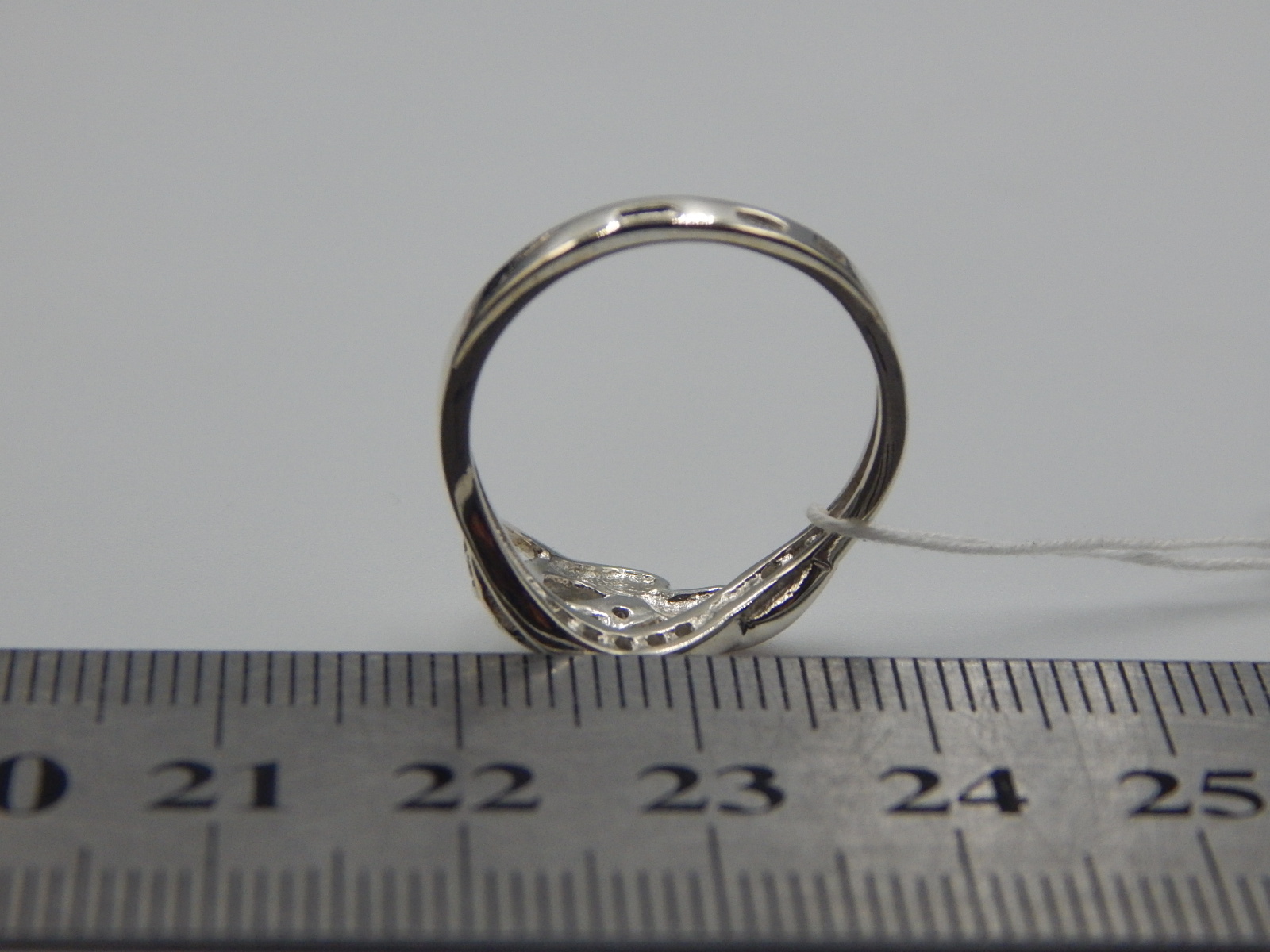 Серебряное кольцо с позолотой и цирконием (31647550) 2