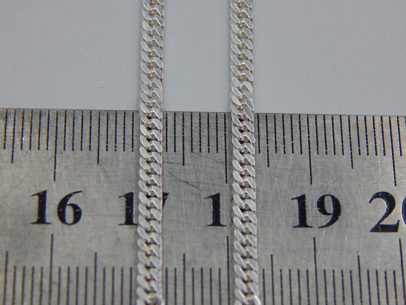 Серебряная цепь с плетением Панцирное (30671434) 2