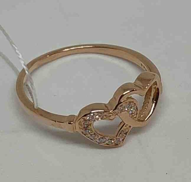 Кольцо из красного золота с бриллиантом (-ми) (29962579)  4