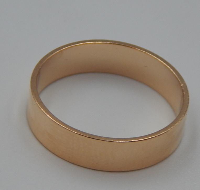 Обручальное кольцо из красного золота (32439502)  1