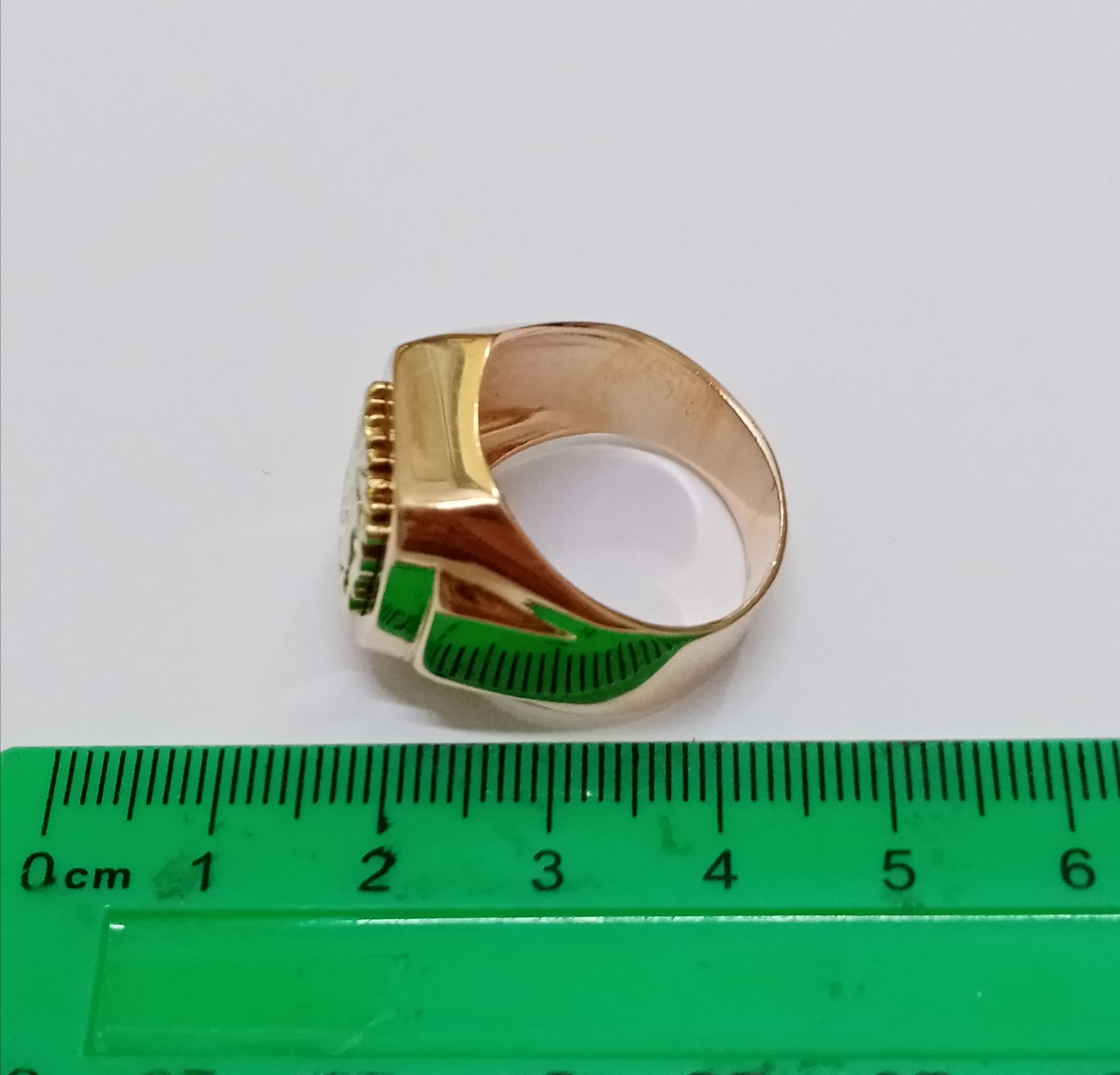 Перстень из красного и желтого золота (33420413) 3