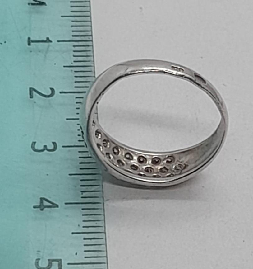 Серебряное кольцо с цирконием (31762267) 3