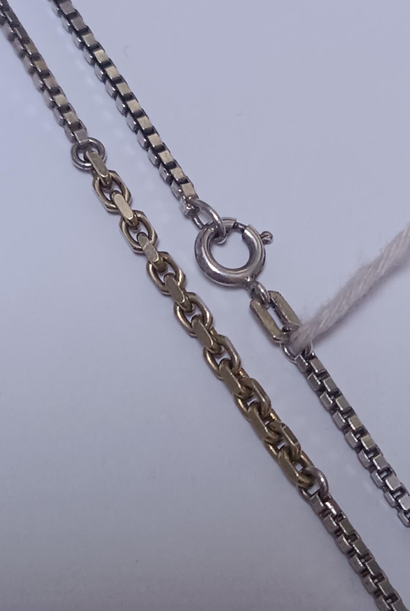 Серебряная цепь с плетением Фантазийное (33821577) 0