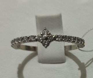 Серебряное кольцо с цирконием (28199726) 0