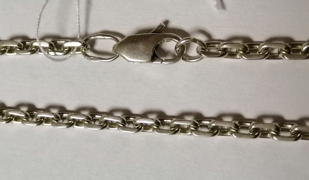 Срібний ланцюг з плетінням Якірне (28156874) 0