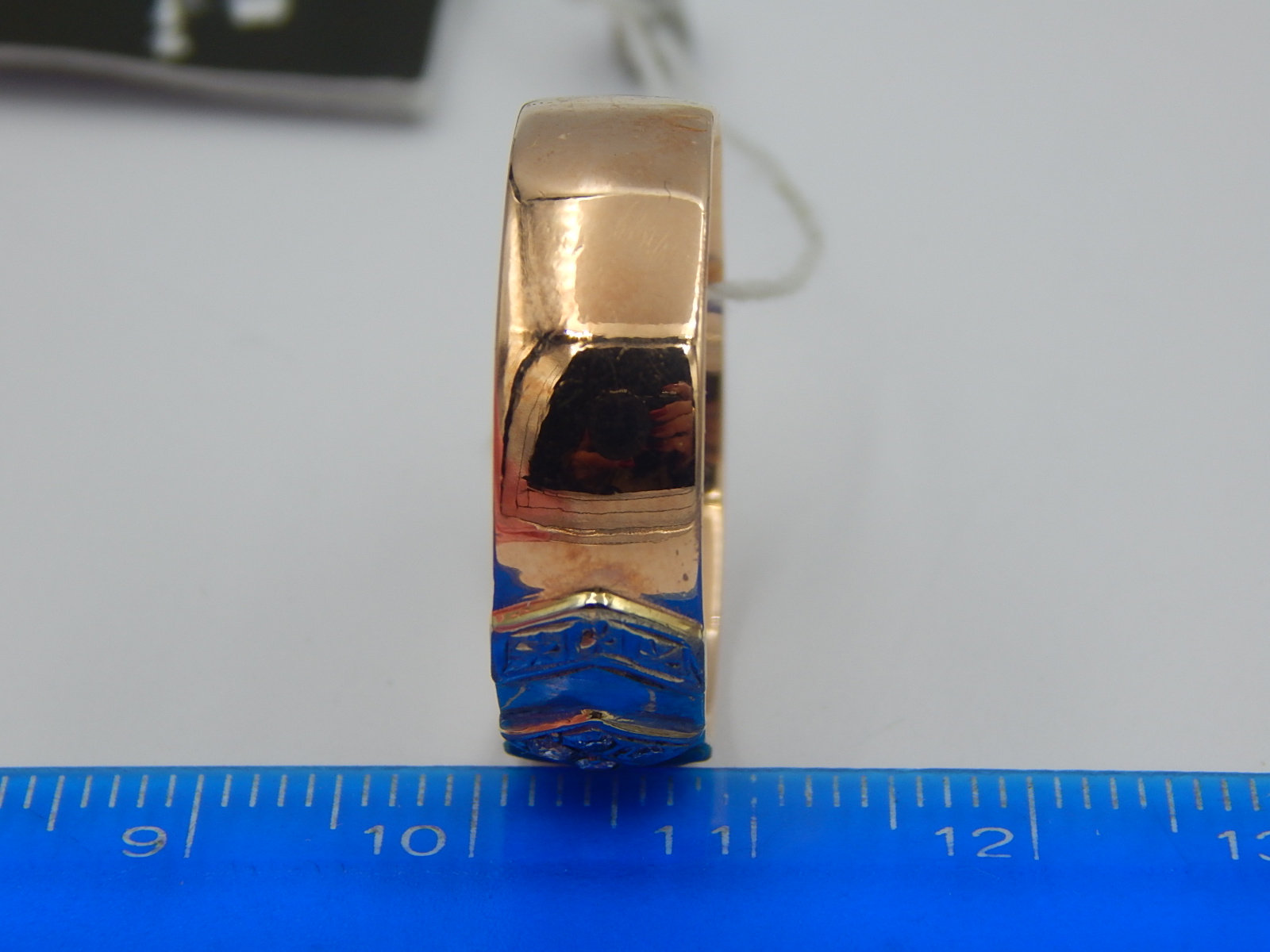 Кольцо из красного и белого золота с бриллиантом (-ми) (30964875) 4