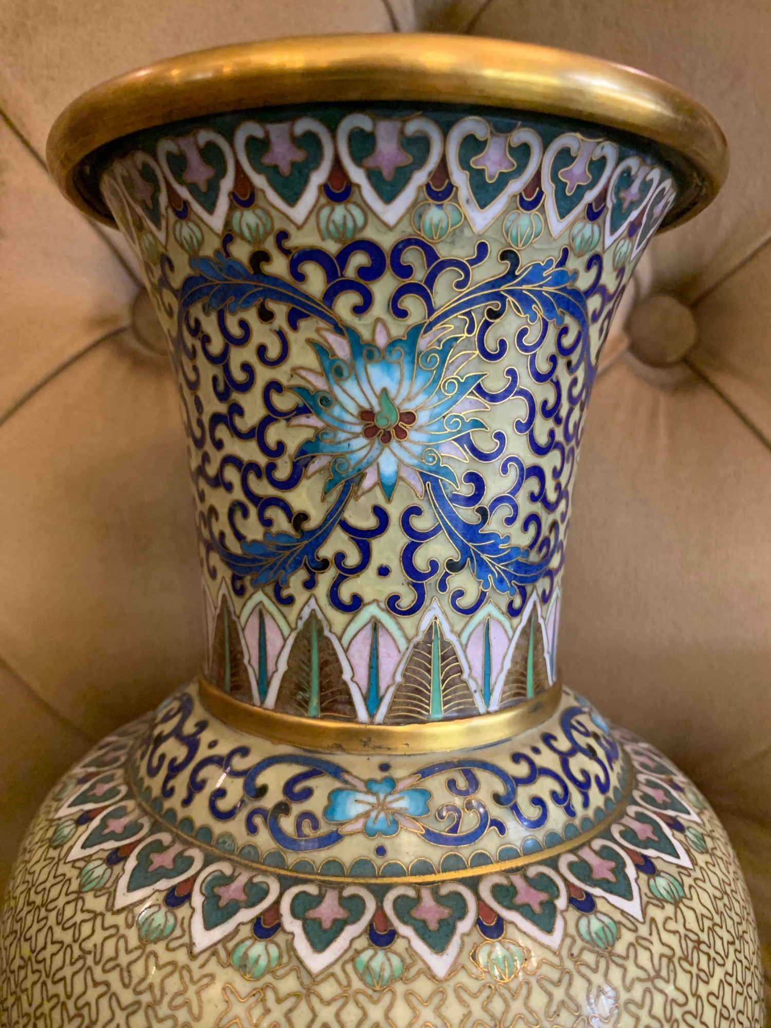 Декоративная ваза в Клуазоне (Китай) 31170687 4