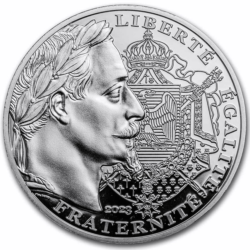 Срібна монета 1/2oz Золото Франції: Наполеон 20 Євро 2023 Франція (30730970) 2
