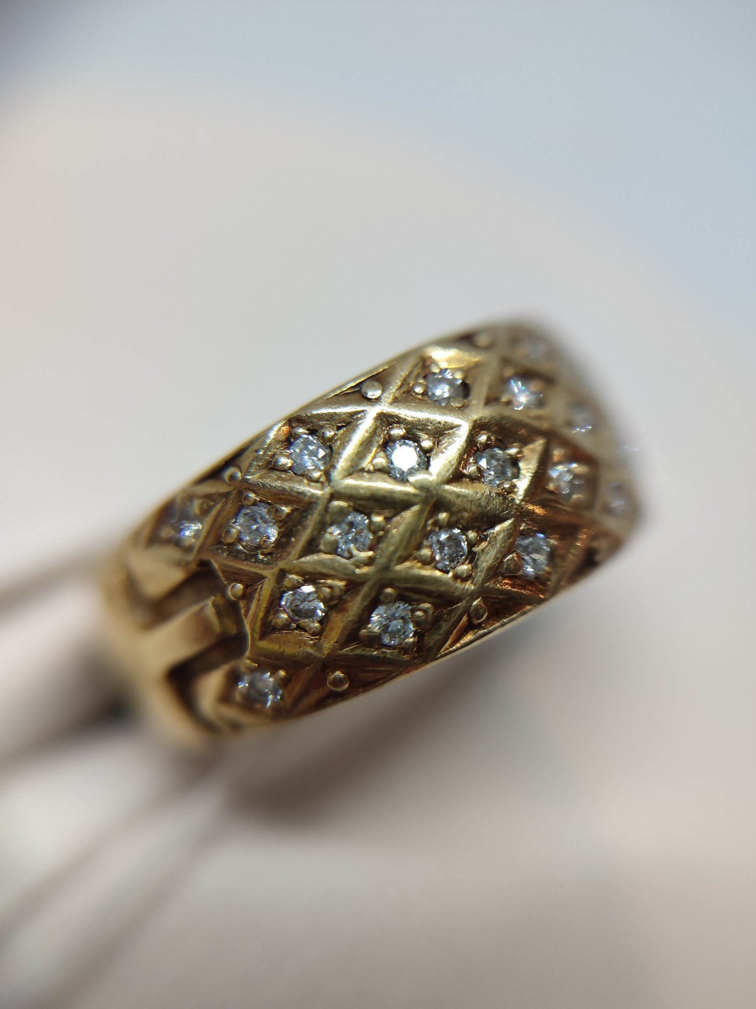 Кольцо из красного золота с бриллиантом (-ми) (27416955)  7