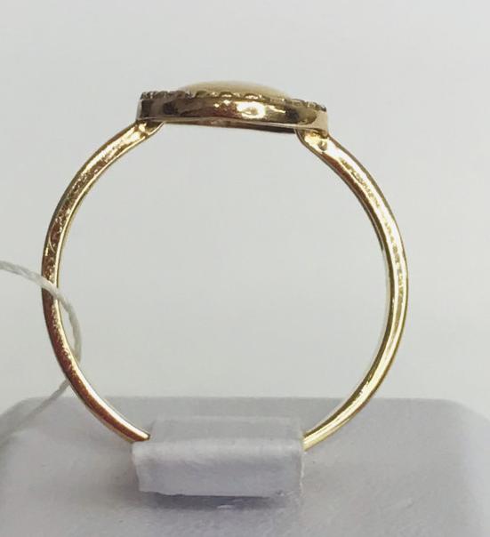 Кольцо из красного золота с цирконием (28835253) 2