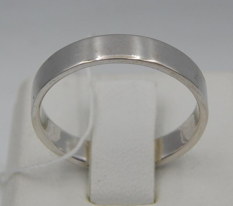 Обручальное кольцо из белого золота (24488430) 0