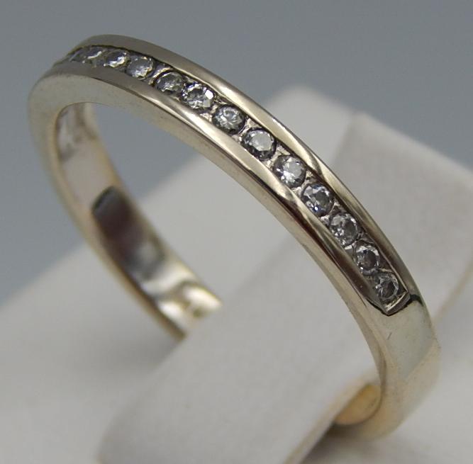 Кольцо из белого золота с бриллиантом (-ми) (30717868) 0