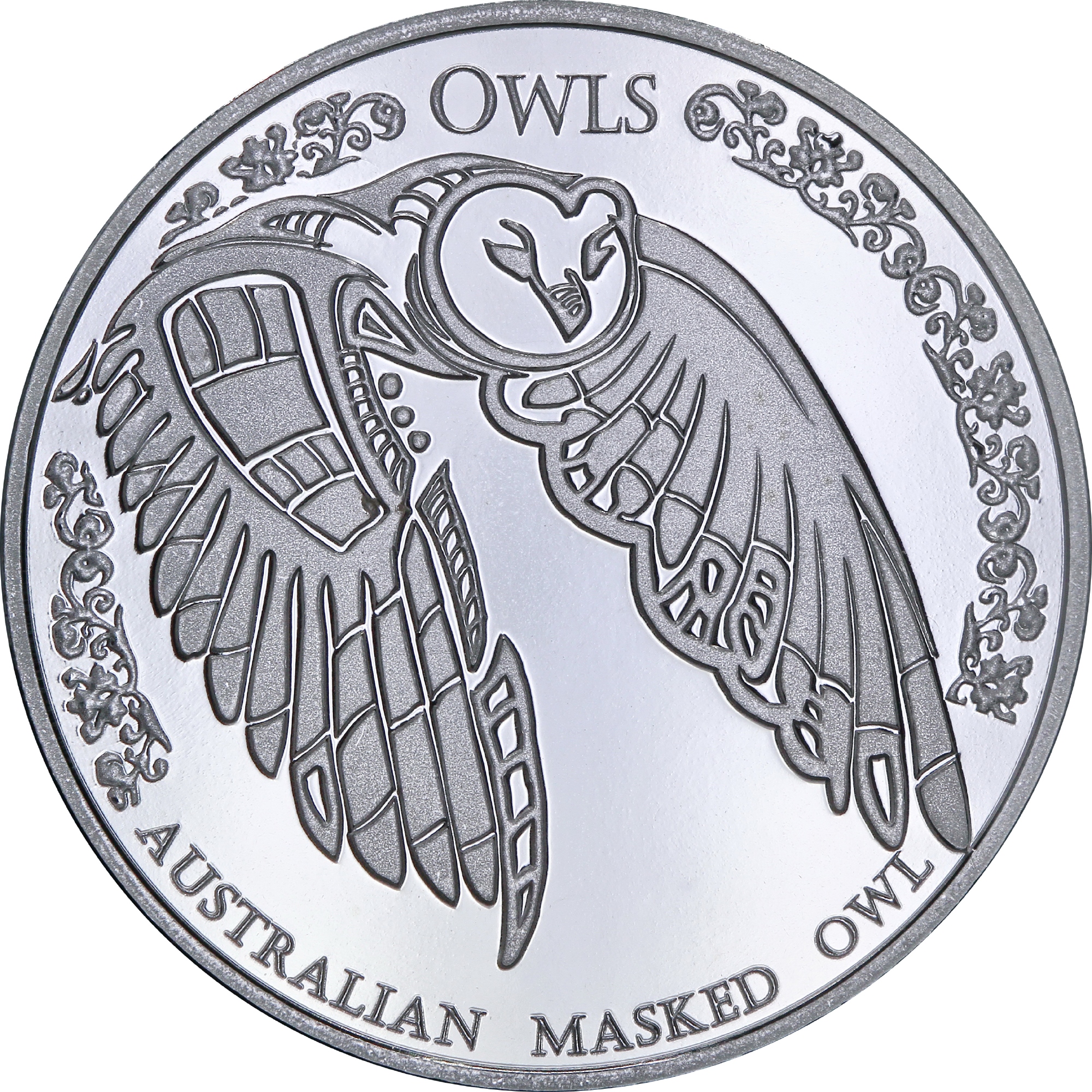 Серебряная монета 1oz Совы: Австралийские Маски 5 долларов 2022 Токелау (29244009) 1
